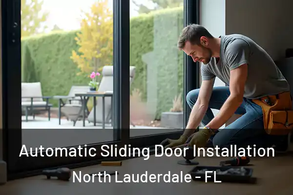 Automatic Sliding Door Installation North Lauderdale - FL