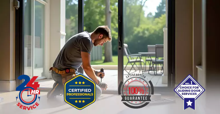 Sliding Door Strike Plate Repair in North Lauderdale