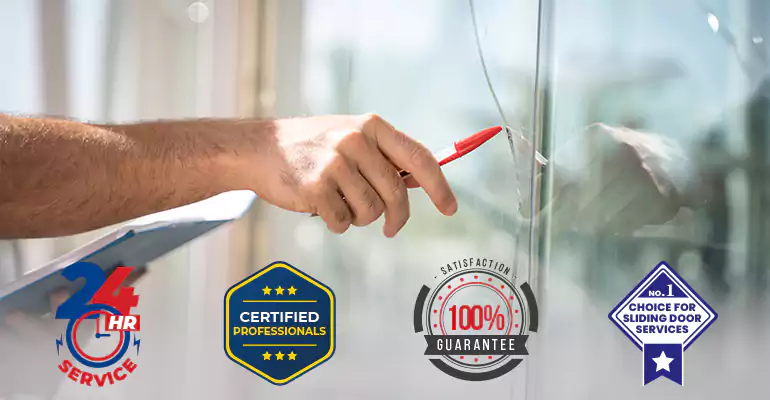 Sliding Glass Door Track Repair in North Lauderdale